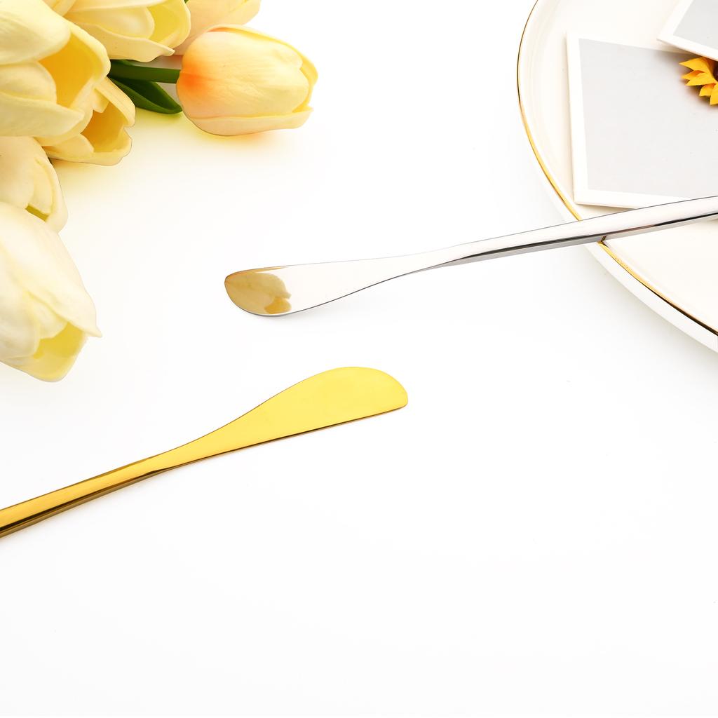 Нож для масла из нержавеющей стали, отверстие для пиццы, сыр, десерт, нож для джема, столовые приборы, ножи для крема, нож для завтрака, тостов, хлеба, кухонные инструменты