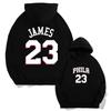 Mens Philadelphia 76ers Hooded Sweatshirt Loose Fit Long Sleeve Streetwear Fall Youth Casual Sportswear