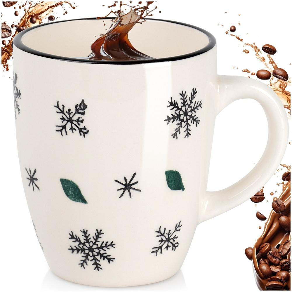Snowflake ceramic mug 350 ml