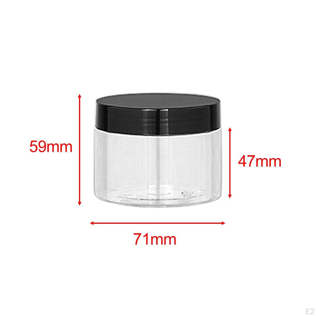 10 шт., пустая банка, домашний крем для домашних животных, прозрачный круглый лосьон Rage для конфет