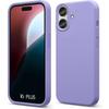 Protective Case - BOOLING - for iPhone 16 Plus - Soft Silicone - Purple - Ultra Light