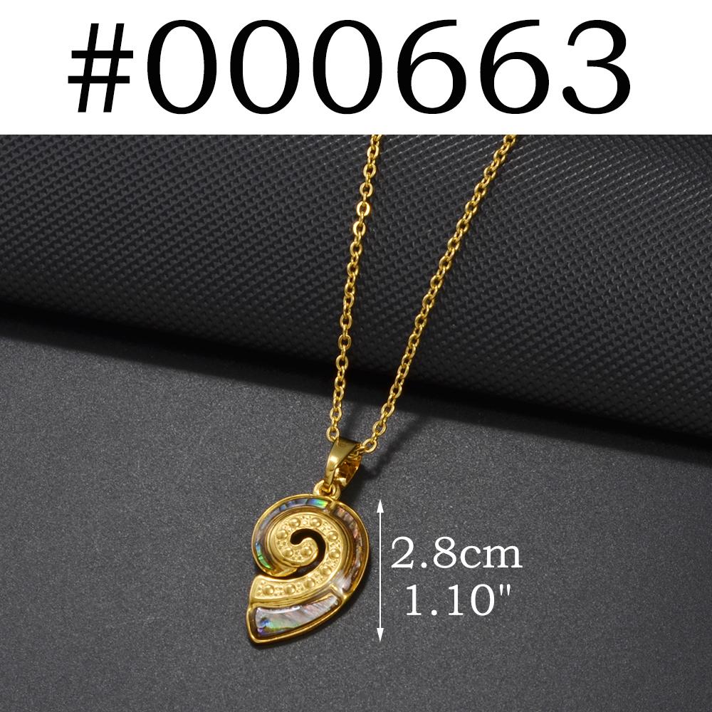 2025 Hawaiian Flowers Guam Puerto Rico Mayotte Necklaces Women Jewelry Stainless Steel Nefertiti Turtle Shell Flamingo #000164