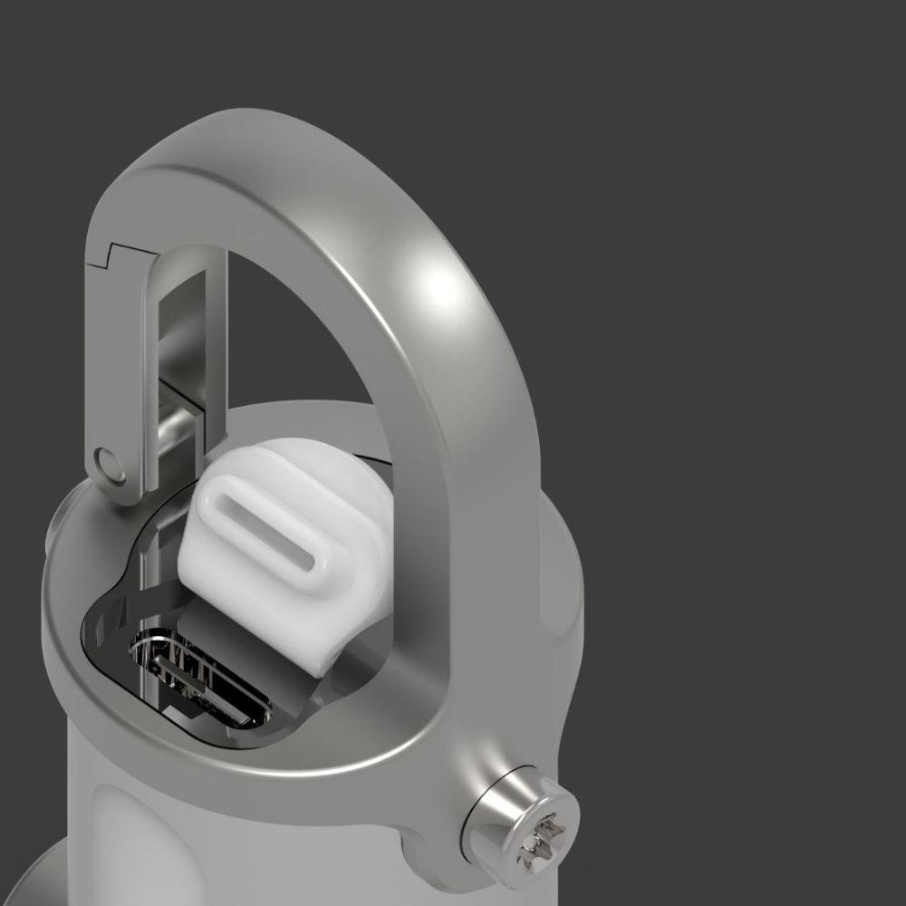 Pocket Sized Work Light Keychain LED Key Chain Tool Portable Flashlight Keyring Camping