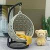 Basket Chair for Dollhouses Swing Hanging Miniature Furniture Pretend Play for Kids Doll House Furniture Model