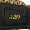 MIC 39 GOLF FIT39 Left Hand Size Small Gloves, Unisex, MGF-220N, (Right-Handed), Leopard/Black,
