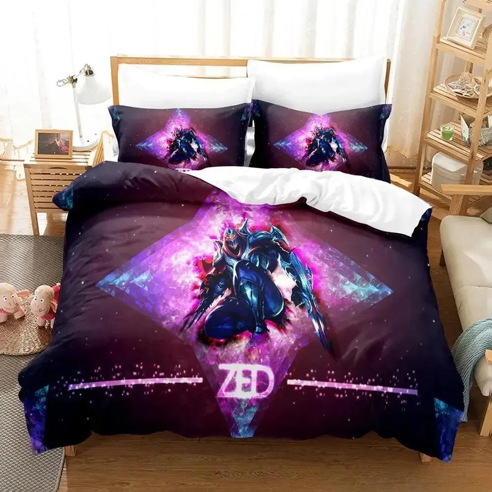 Home textile Game ZED Bedding Set Single Twin Double Queen King Cal King Size Bed Linen Set