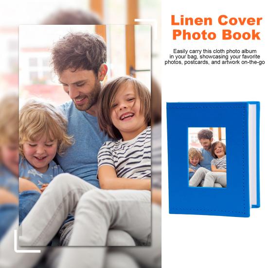 Вставной фотоальбом в обложке из искусственной кожи, 50 страниц, 100 карманов, 4x6 дюймов, для свадеб, путешествий, вечеринок по случаю рождения ребенка, детей, семейных юбилеев, фотокнига