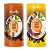 Chaizup Premium 1 Min Instant Assorted Tea Pack - 1kg Cans (Pack of 2) | Saffron & Ginger Flavours | Approx. 144 Servings | 2kg