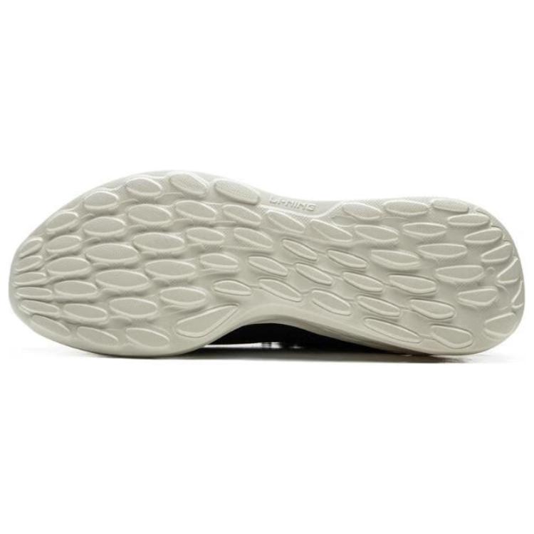Li Ning Ткань Низкие Повседневные Беговые Кроссовки Мужские Черные ARSV037-12