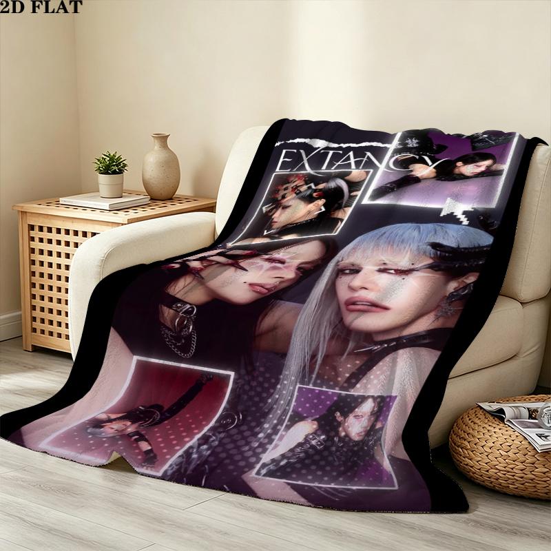 Xlov Print Flannel Blanket, High quality Comfortable for All Seasons, Home Decor, Warmth and Comfort, Perfect for Christmas Gifts