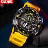 Men’s Digital Watches Cool Shockproof Electronic Watch Multifunctional Waterproof Sports Dual Display Electronic Quartz Watch