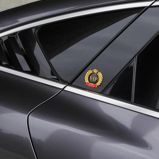 Автомобильная наклейка сильная клейкость, водостойкий декоративный 3D VIP задний передний бампер, металлический значок, автомобильные аксессуары