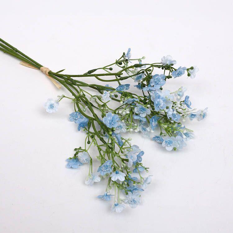 Искусственный цветок Forget Me Not, 3 стебля, пучок - светло-голубой - Декоративные цветы
