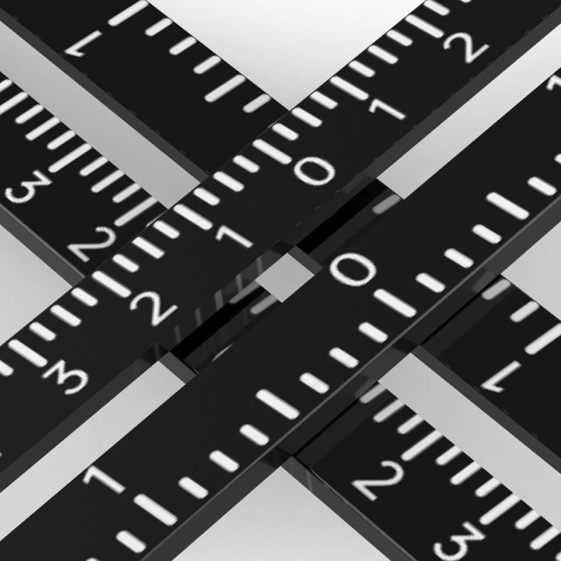 Шестикратная многократная универсальная линейка, многофункциональная складная линейка для перфорации, локатор отверстий в плитке