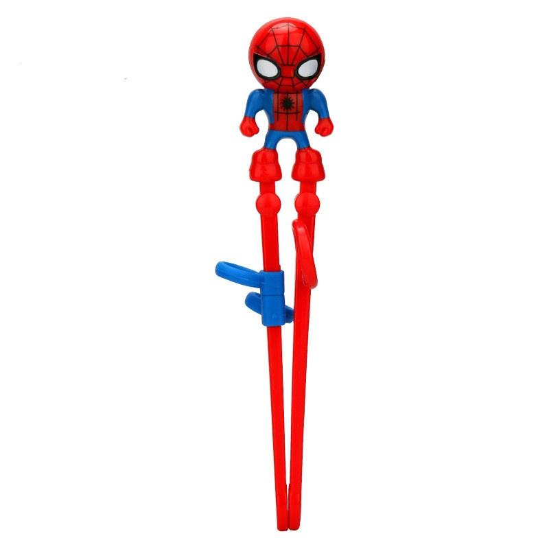 Disney Marvel Kids Training Chopsticks 123 Stage Learning Chopsticks For Babies With 3d Spider-man Design