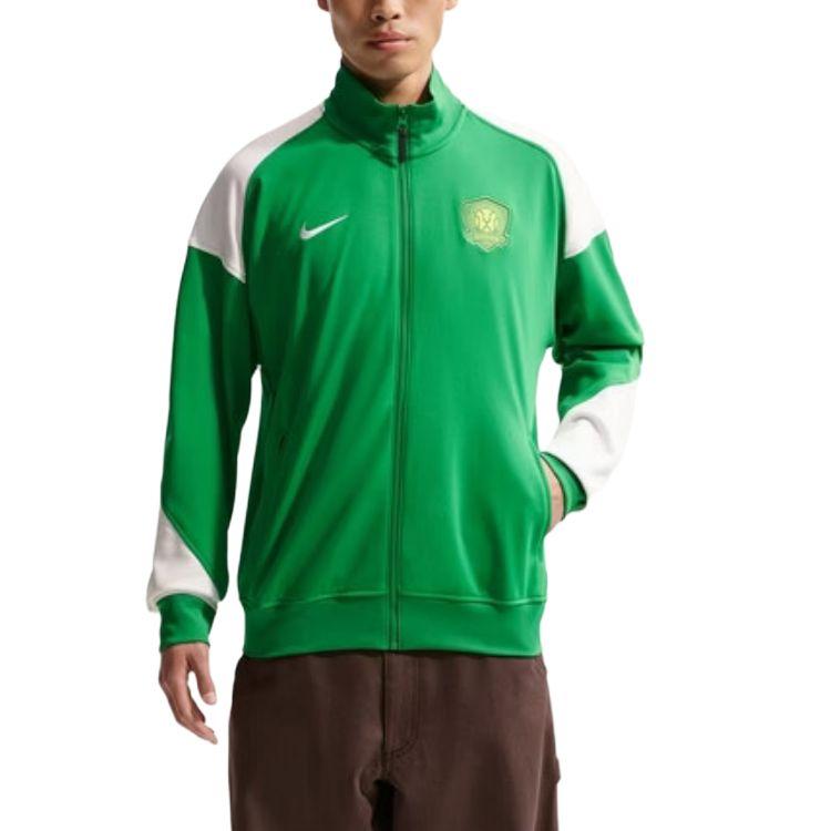 Nike Dri-Fit Academy SS26 Pro Anthem Сезон 2026 Футбольный клуб Beijing Guoan Флисовая Быстросохнущая Куртка на молнии с воротником-стойкой с длинным рукавом IQ0474-310