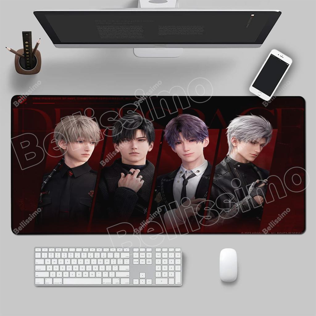 Mouse Pad Computer Gamer Cabinet Love And Deepspace Mousepad PC Anime Man Sylus Cool Keyboard Pad Gift Laptop Extended Desk Mat