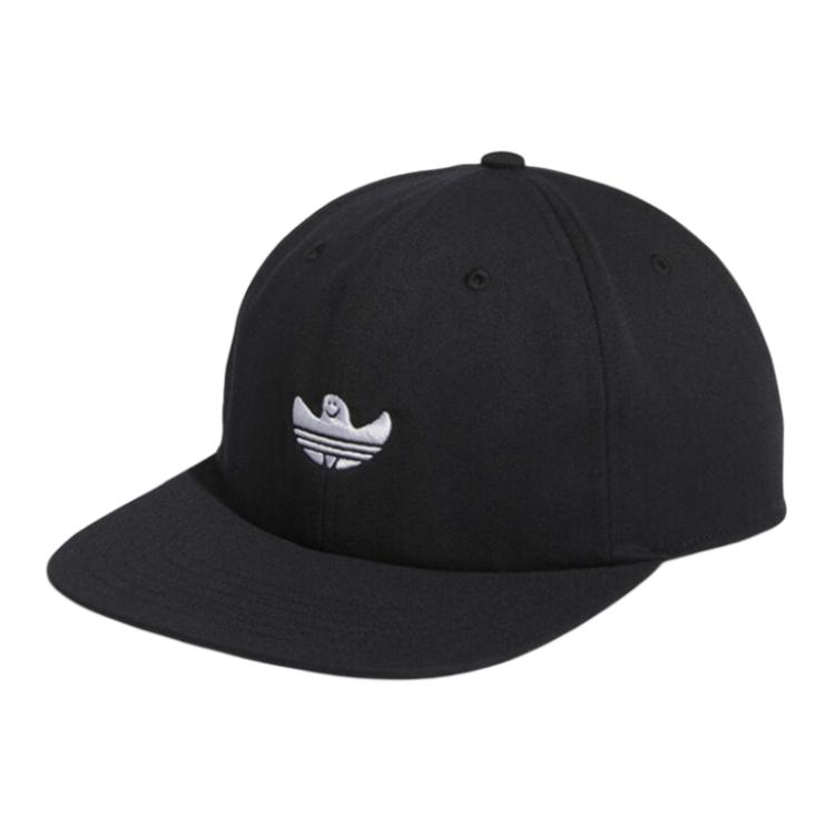 adidas Оригинальная Личность Вышивка Логотипа Тремя Листьями Бейсболка Унисекс Шляпы Черный IZ1958