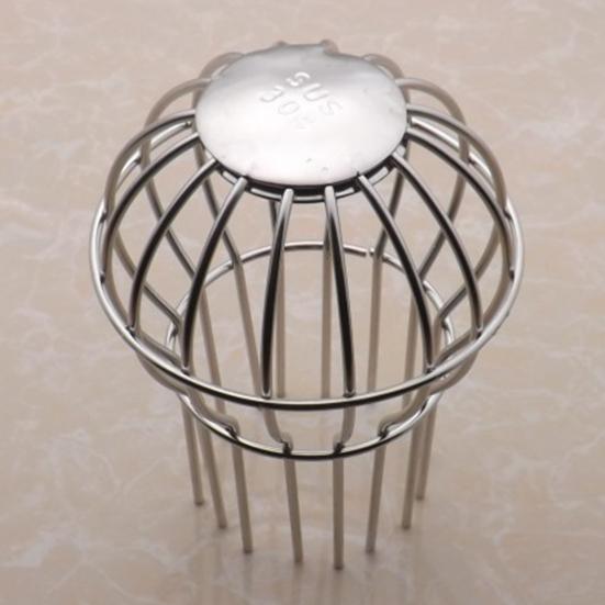 Anti-blocking Floor Drain Antifouling Stainless Drain Outlet Round Net Cover for Garden