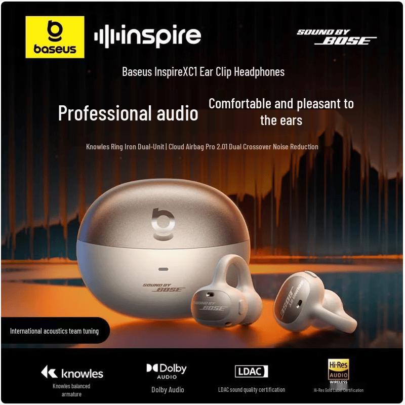 Baseus Спортивные Bluetooth-наушники Inspire XC1 с открытым дизайном на клипсе