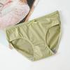 Women Seamless Panties Solid Color Breathable Underpants Mid-waist Briefs Girls Sexy Cute Underwear Briefs