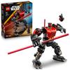 Конструктор LEGO Star Wars Мех Дарт Мола - Подарок на день рождения, Строительные блоки, Развивающая игрушка для мальчиков и девочек, Возраст 6, 7, 8, 9 лет, Игровой робот для битв, Фигурка