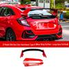 Комплект заднего спойлера и дефлектора крыши для Honda Civic Sedan Type R 16-20 Gen