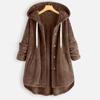 2024 Winter Plus-size Women's Hooded Coat Double-sided Cashmere Fashion Mid-length Loose Cardigan Wool Coat