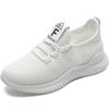 Ladies Trainers Casual Mesh Sneakers White Black Women Flat Shoes Lightweight Soft Sneakers Breathable Footwear Basket Shoesft65