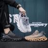 Spring Large Size Breathable Fly-woven Shoes Mesh Sneakers Men's Classic Twist Sole Ultra-light Running Men's Shoes Size 48