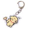 Maltese Cartoon Dog Acrylic Keychain - Cute Student Backpack Pendant