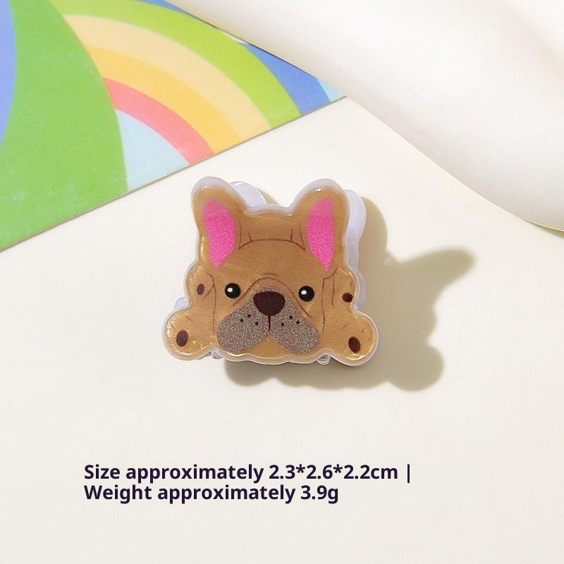 Cartoon Fun Animal Small Grab Clip Imitation Corgi French Bulldog Shiba Inu Dogs Bangs Claw Cute Women Hair Accessories