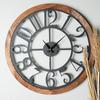 Bonni Metal Black Wall Clock 50x50cm