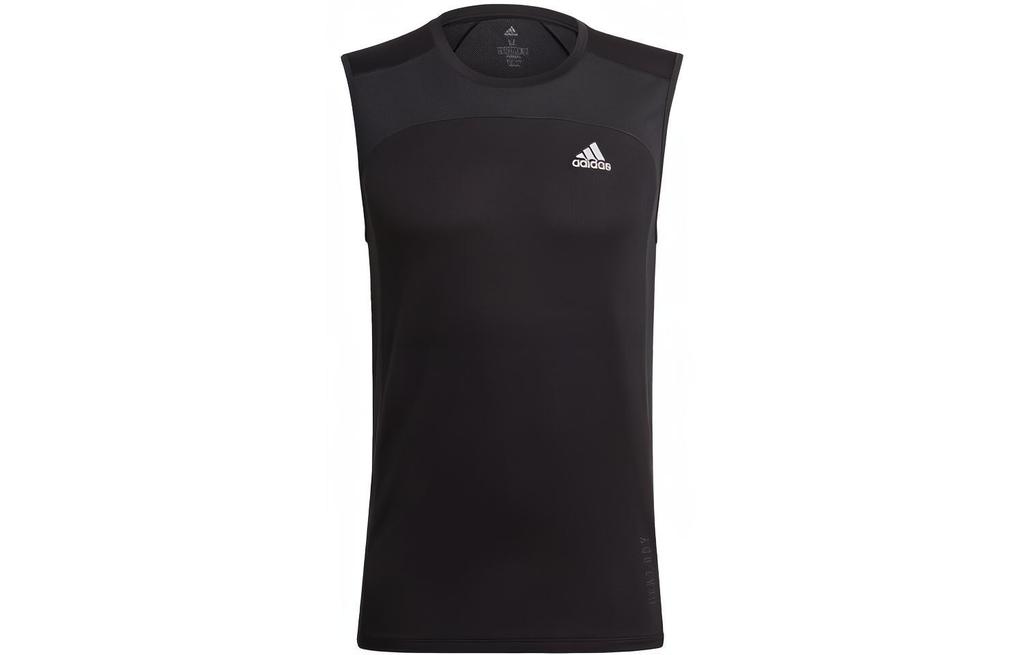adidas Мужской топ-майка для бега HEAT.RDY Черный GK4298