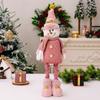 1pcs Christmas Elk Decorations Retractable Large Standing Reindeer Plush Doll Toys  Christmas Tree Decor Table Ornament