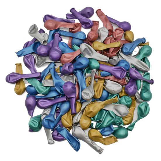 50 шт., 5 дюймов, металлический воздушный шар, блестящие разноцветные, более толстые, герметичные, антивзрывные, макет сцены, устойчивый к разрыву, декор для свадебной вечеринки, латексный воздушный шар