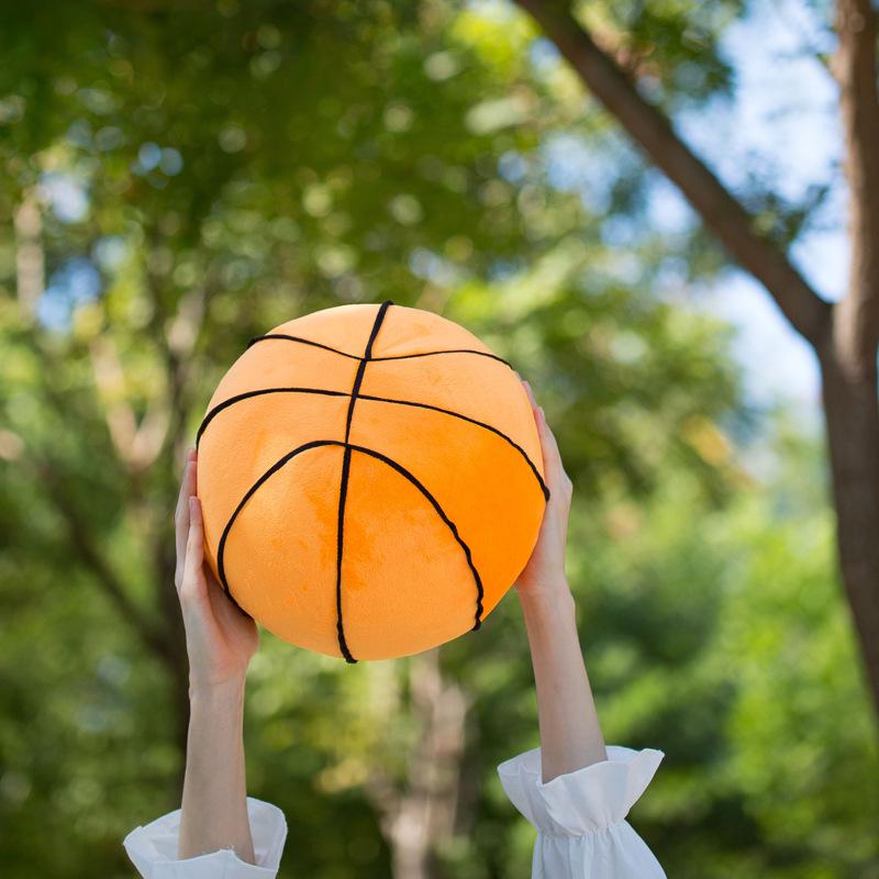 Basketball Plush Pillow Football Toy - Creative Ragdoll Gift for Boys & Girls