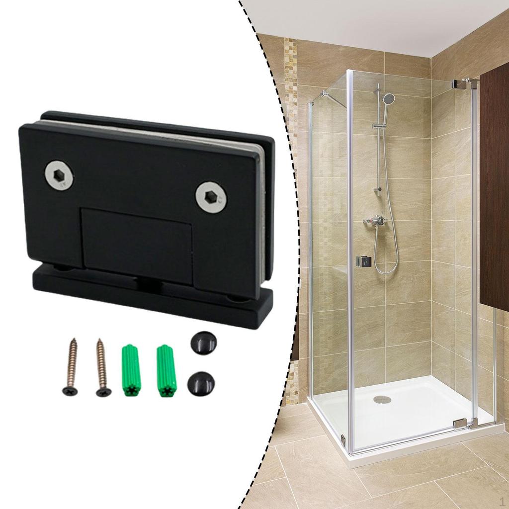 Петли для стеклянных дверей, нержавеющая сталь 304, легко устанавливаются, профессиональный премиальный зажим-клипса для ванной комнаты