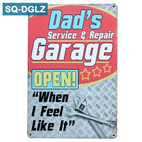[SQ-DGLZ] Горячая MUSCLE CAR GARAGE Металлическая вывеска Магазин Настенный декор Оловянная вывеска Винтажные металлические вывески Домашний декор Живопись Таблички Художественный постер
