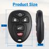 Car Key Fob Compatible with GMC Acadia 2007-2016 Yukon XL/Chevy Suburban Tahoe Traverse/Cadillac Escalade SRX/Buick Enclave Keyless Entry Remote 5