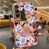 Красочный прозрачный чехол для телефона с акварельными цветами для Samsung Galaxy A55 A54 A13 A14 A32, прозрачный мягкий TPU, ударопрочный чехол с цветами