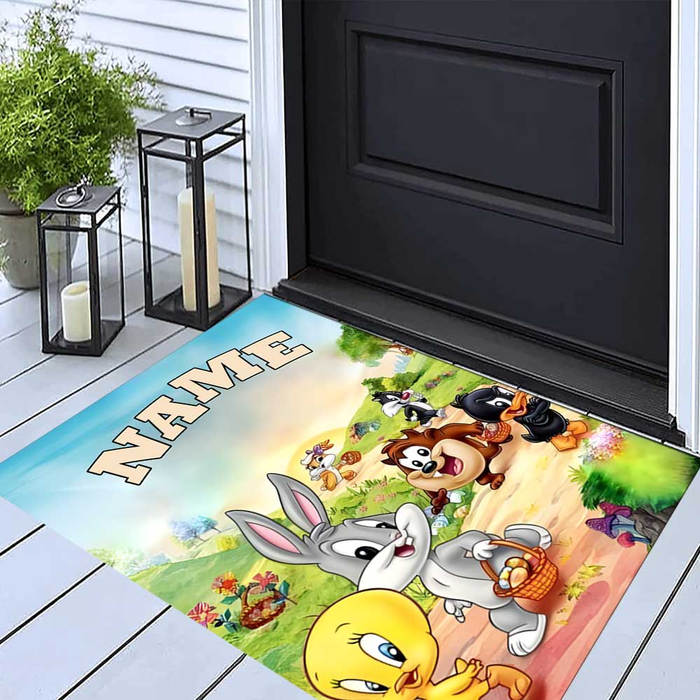Warner Bros. Works (46) Customize your name rug, office chair cushion, home bedroom living room gift.