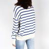 Женский вязаный свитер в полоску с длинными рукавами и лацканами, трикотаж, пуловеры, свитера