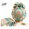Decorative Marine Elements Kit Ocean Treasures DIY Patchwork Ball Ornament Kit Nautical Dolphin Fabric Craft Making Desktop Scenery Set Set Coastal