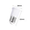 5Pcs E27 To E27 Extender Lamp Holder Lengthened Socket For Led Bulb Base 220V 65-120Mm Accessories White-Shell Converters Bases Diode