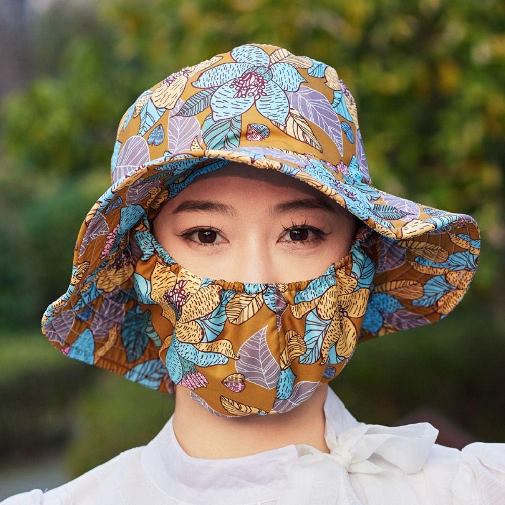 Кепка для лица женская солнцезащитная шляпа маска для лица панама портативная солнцезащитная маска для женщин/девочек