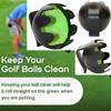 Lightweight Portable Golf Ball Washer Single Handed Design Wearable Golf Brush  Golf Accessories