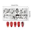 1Pcs Nail Stamping Plates Template French Stainless Steel Multiple Styles Nail Charm Nail Tools Nail Art Enthusiasts