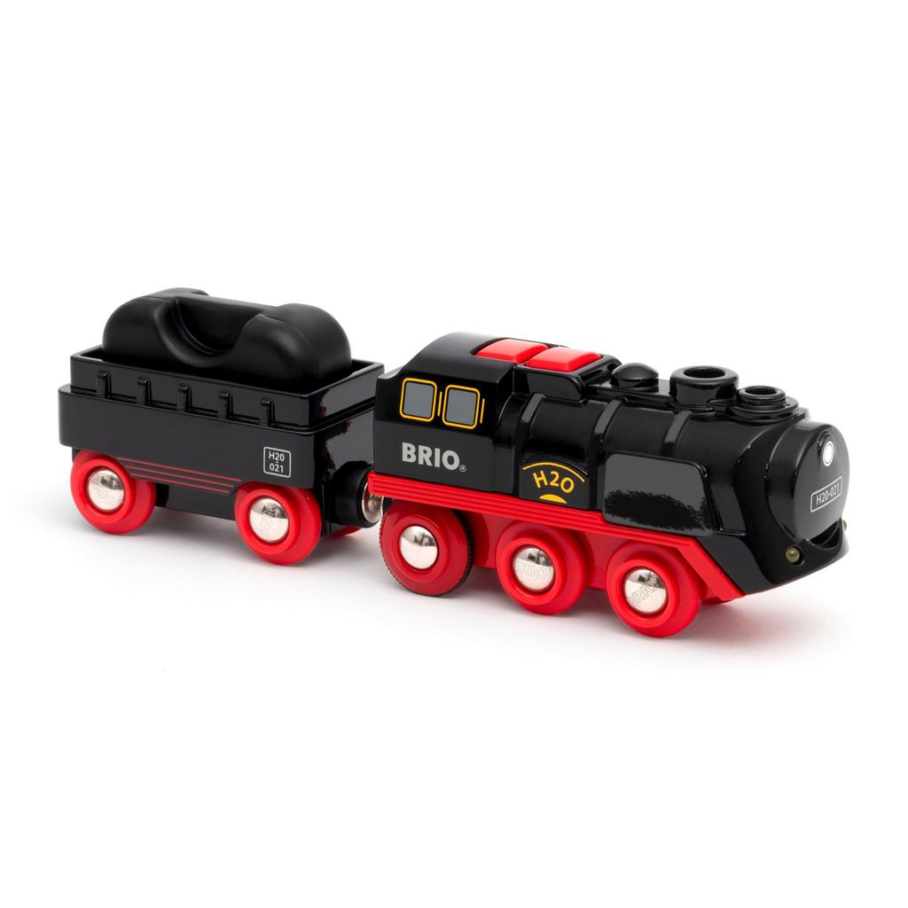 BRIO Power Steam Train Wooden Rail Electric Vehicle Locomotive 33884