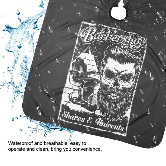Профессиональный Плащ для Стрижки Волос на Лице (Усы) Парикмахерский Халат Ткань